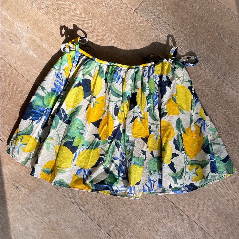 H&M Lemon print skirt
